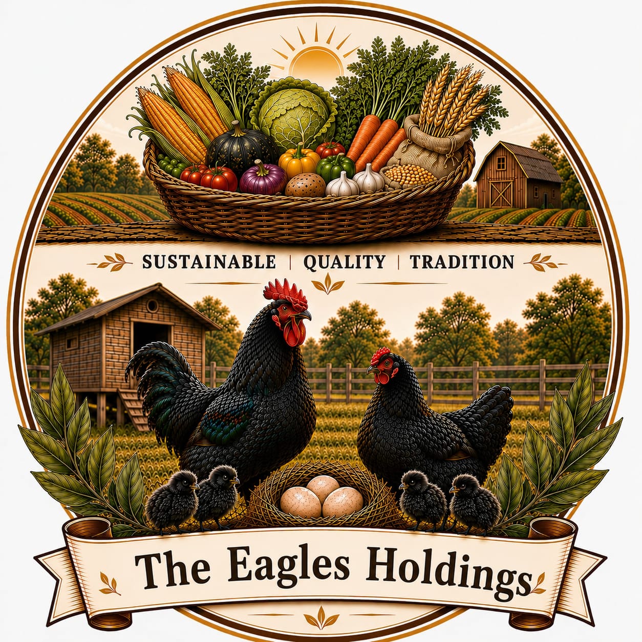 The Eagles Farm Logo